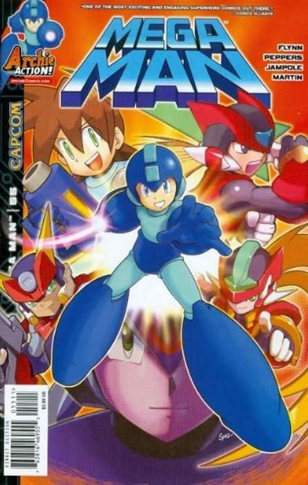 Mega Man (2nd Series) #55A FN - Archie Comics Last Issue Capcom | Collectible Comic Book for Fans & Vintage Gaming Enthusiasts