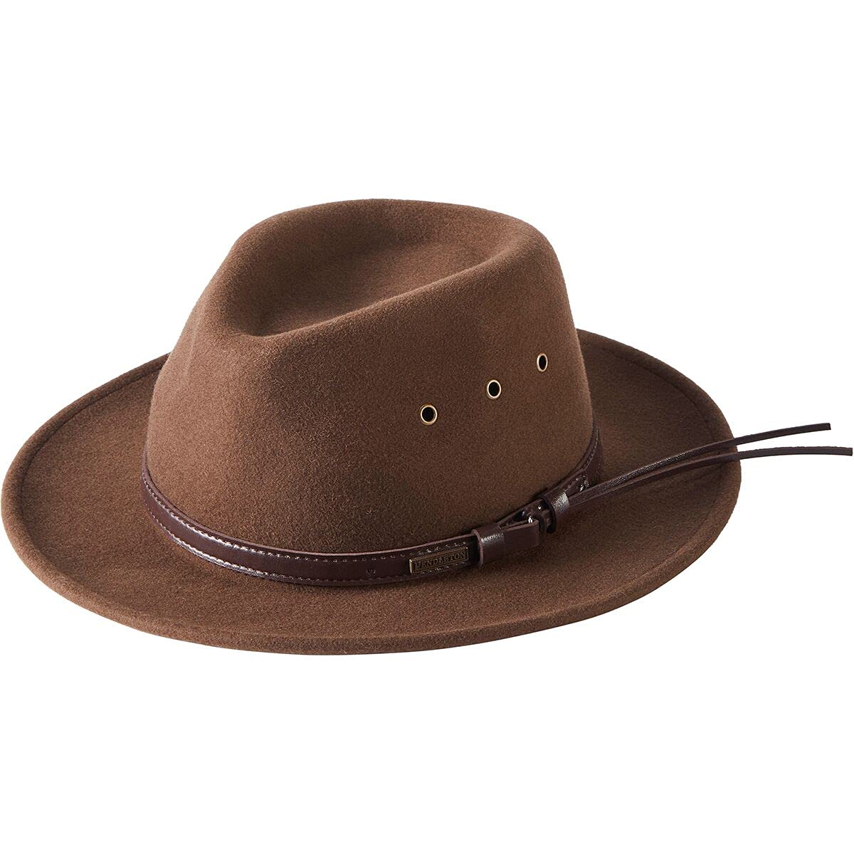 Pendleton Men's Getaway Hat - Classic Wool Fedora for Outdoor Adventures, Travel & Casual Wear - Sun Protection & Stylish Headwear for Hiking, Camping & Everyday Use