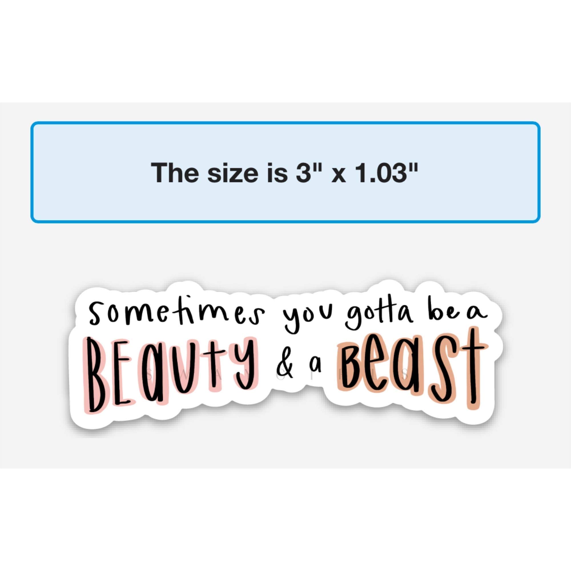 Inspirational Mental Health Quote Stickers - Waterproof Vinyl Decals for Laptops & Water Bottles - Feminist Art Stickers by Swaygirls - Perfect for Journals, DIY Projects & Gifts