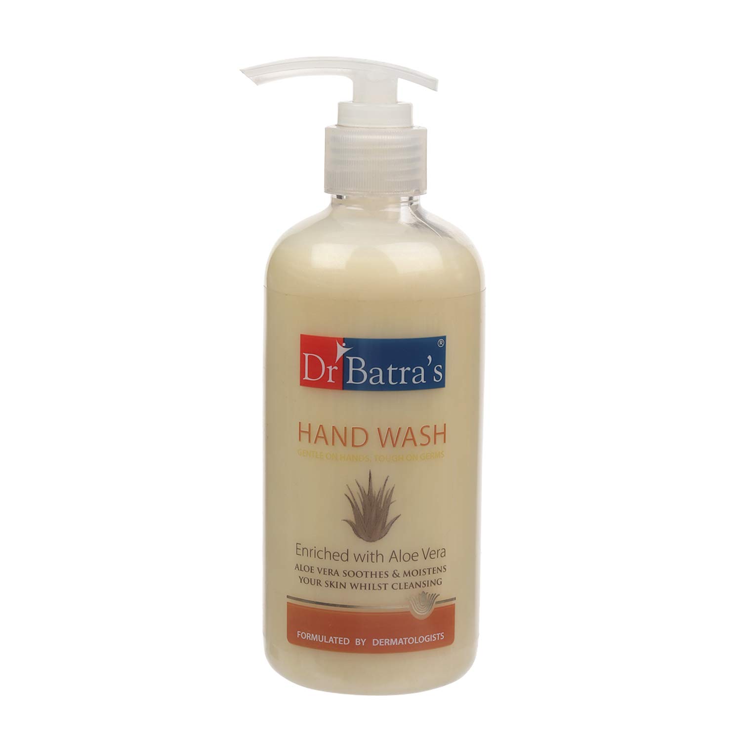 Dr. Batra's Natural Hand Wash with Aloe Vera & Tea Tree Oil – Antibacterial & Moisturizing for Daily Hygiene at Home, Office & Travel