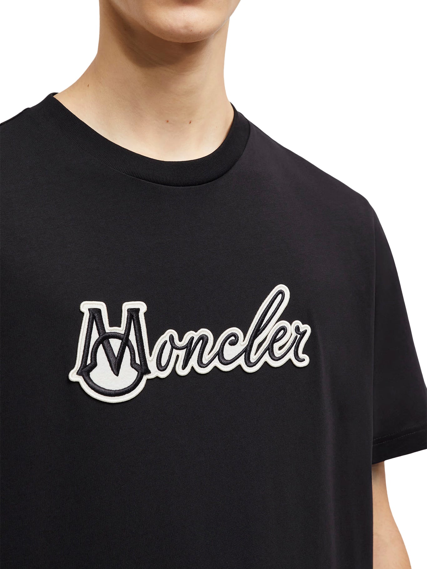 Custom Embroidered Varsity Logo Cotton T-Shirt for Men & Women - Soft Breathable Tee for Sports, School Spirit & Casual Wear