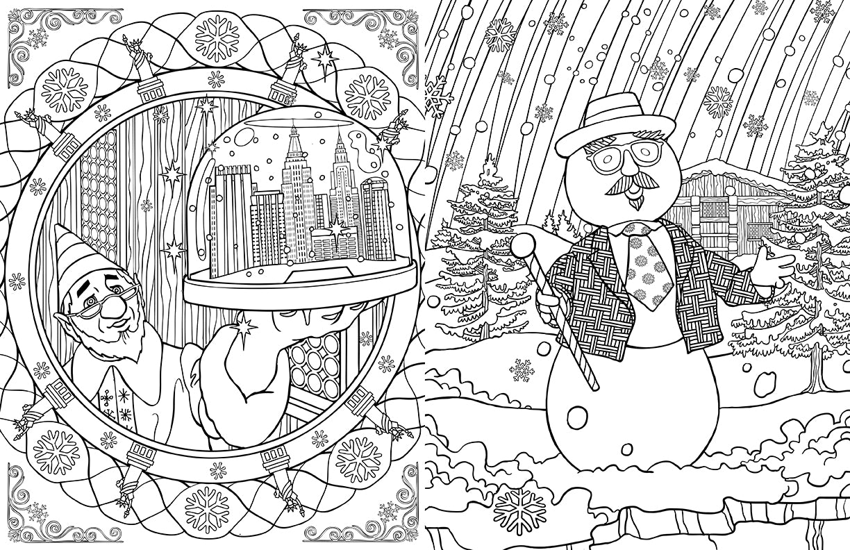 Elf: The Official Coloring Book for Kids & Adults - Fun Holiday Activity for Christmas & Winter Season