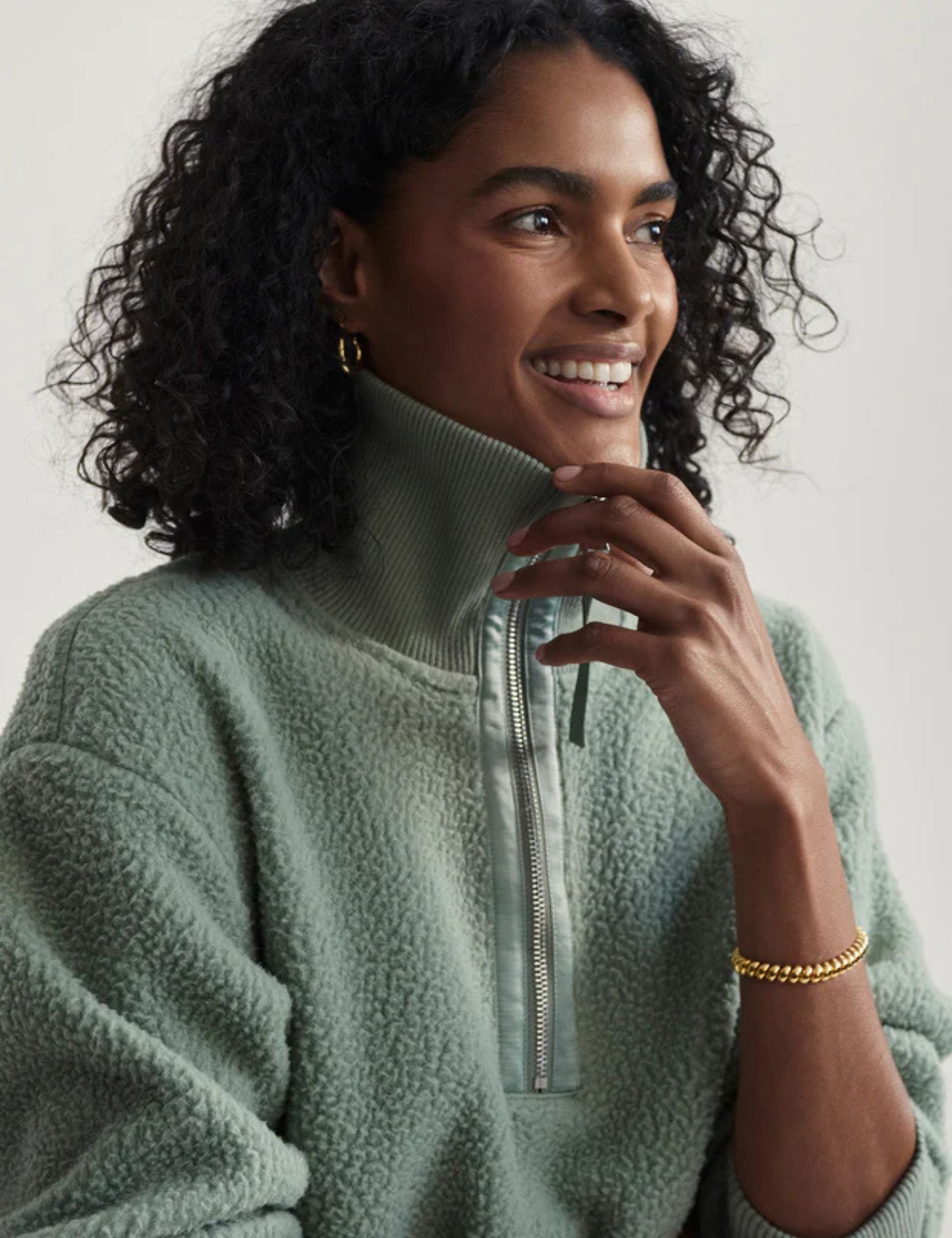 Roselle Half Zip Fleece Pullover - Soft & Warm Women's Fleece Jacket for Outdoor Activities & Casual Wear | Perfect for Hiking, Camping & Fall Layering