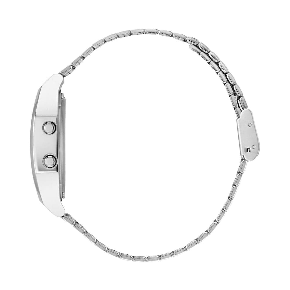 Adidas Originals Digital Silver Stainless Steel Strap Unisex Watch AOST23554 - Stylish Sport & Casual Wear for Men and Women