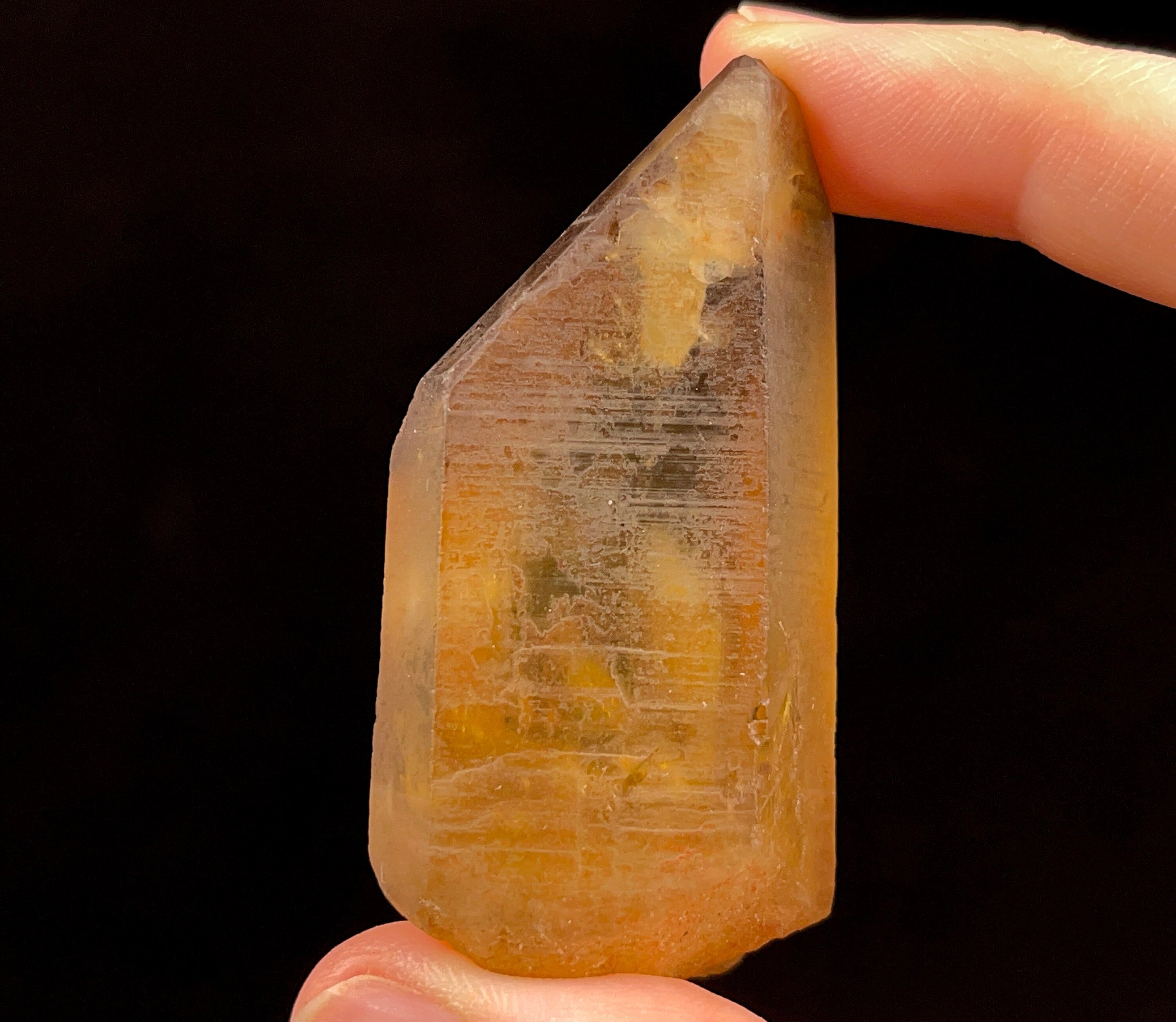 Natural Citrine Raw Crystal Point - November Birthstone, Healing Stone, Home & Office Decor, Feng Shui Crystal for Positive Energy, Meditation & Spiritual Growth