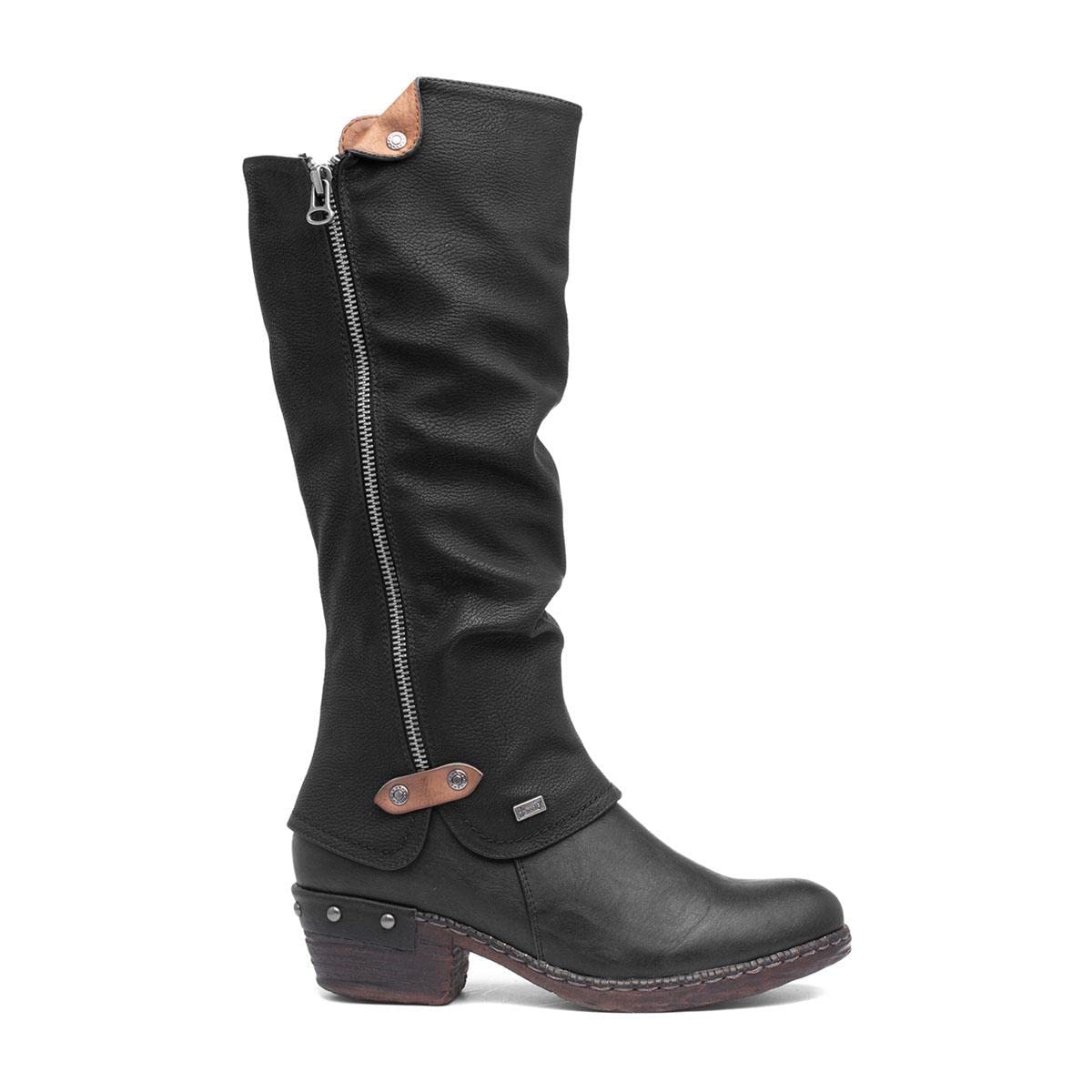 Rieker Women's Winter Boots 94652 - Waterproof, Comfortable & Stylish Ladies Boots with riekerTEX Technology | Perfect for Snow, Rain & Cold Weather