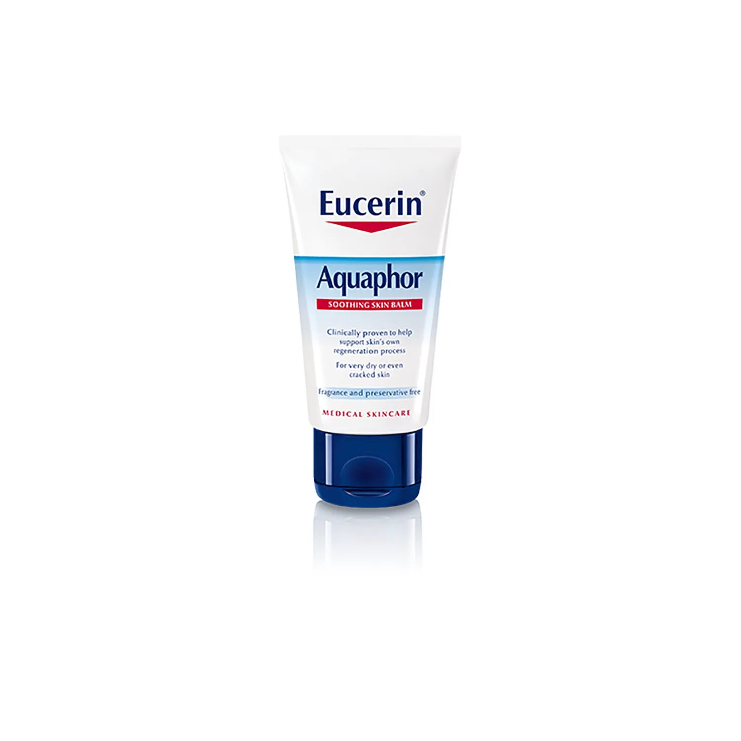 Eucerin Aquaphor Soothing Skin Balm 40ml - Healing Ointment for Dry, Cracked Skin - Perfect for Babies, Tattoo Aftercare & Chapped Lips Relief