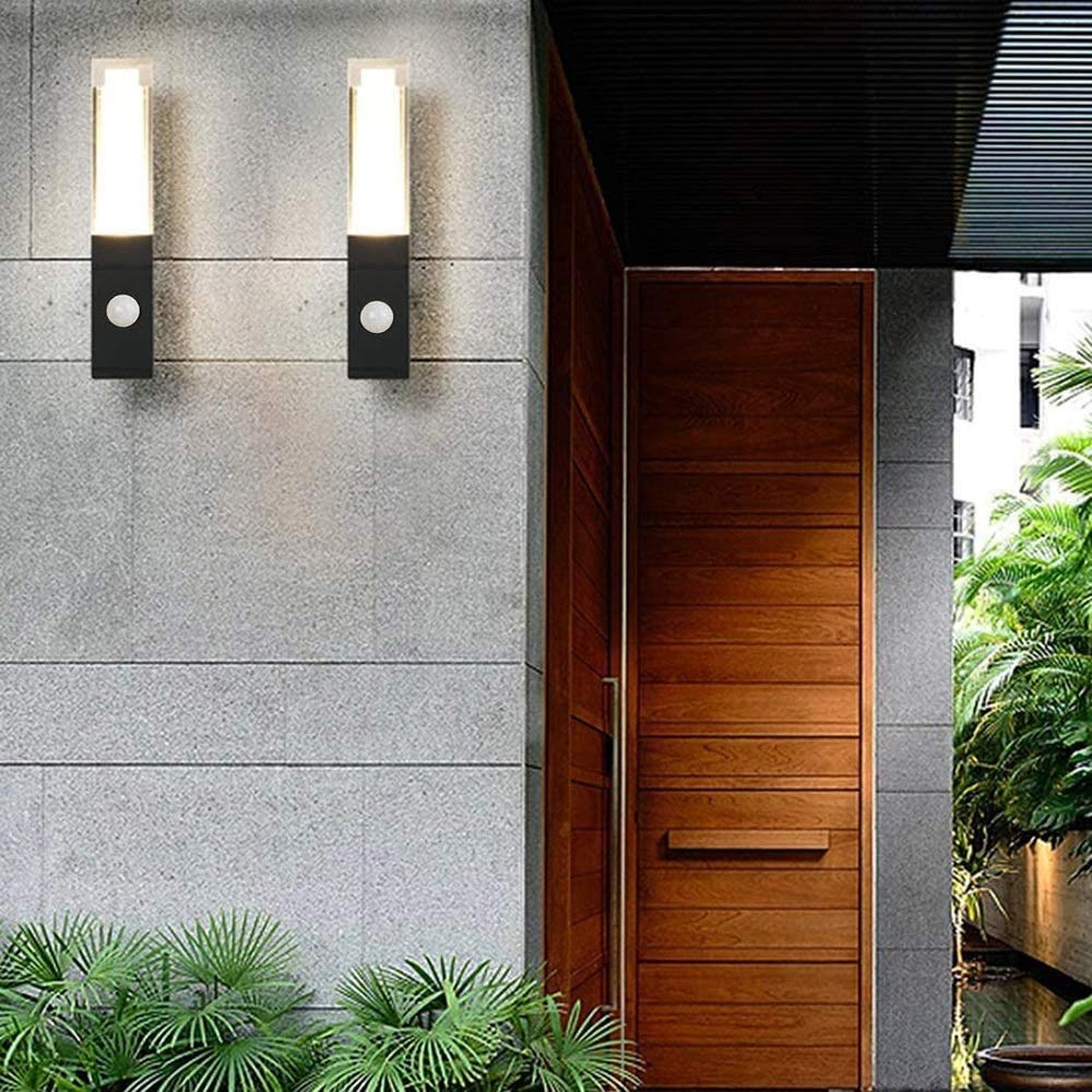 Modern Waterproof Outdoor Wall Light - IP65 Rated for Balcony, Corridor, Bedroom & Living Room - Dimmable LED Wall Lamp for Reading, Decoration & Hotel Aisle Lighting