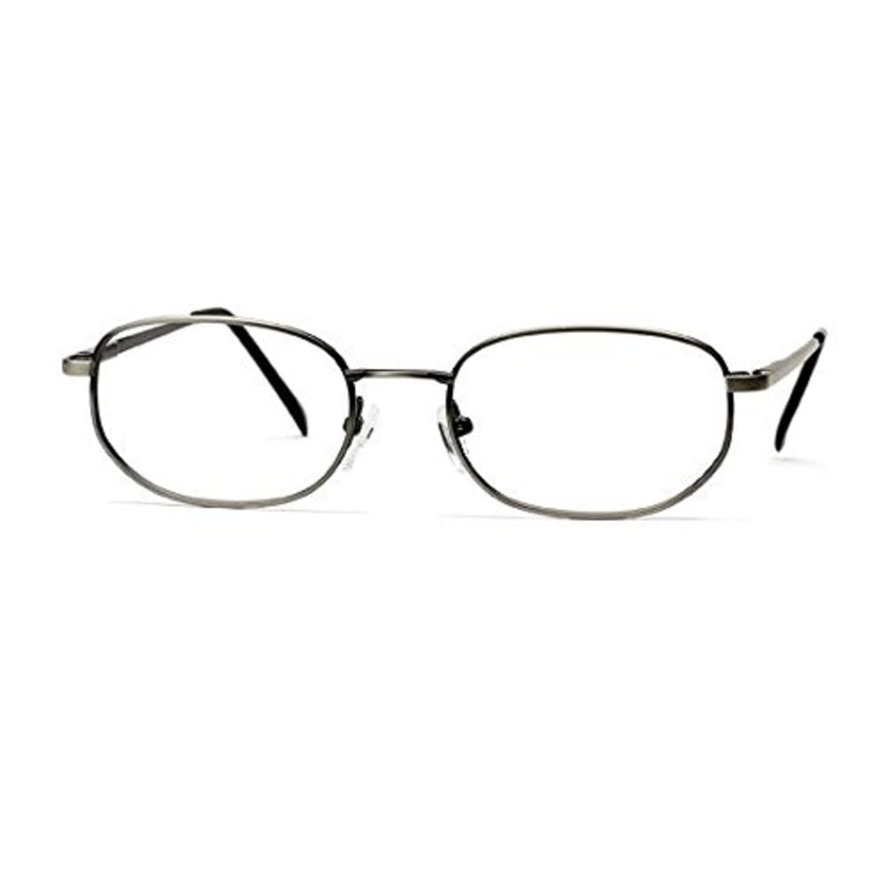 Multi-View Computer Reading Glasses Model 8 - Antique Pewter Frame +1.75 Strength for Office Work & Digital Screen Use