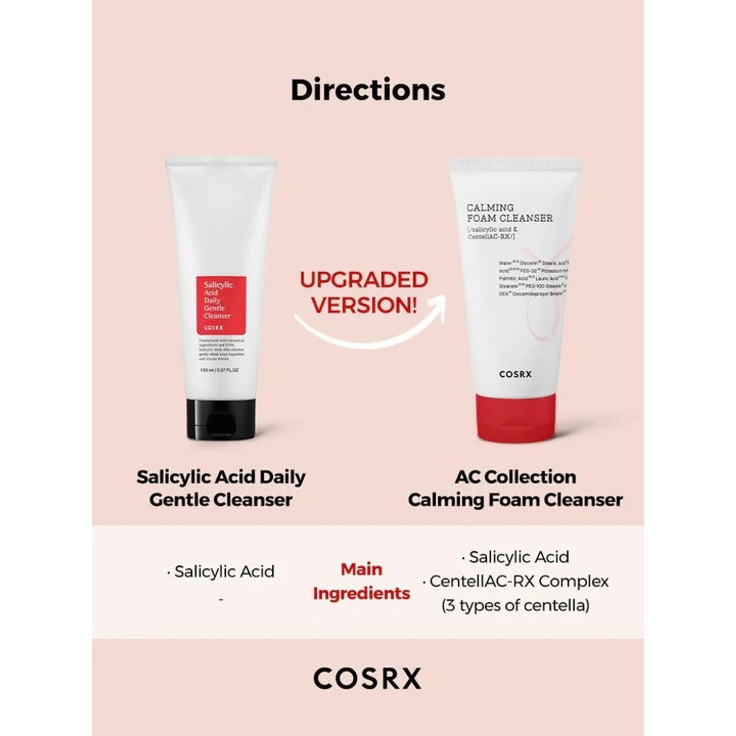COSRX AC Collection Calming Foam Cleanser 150ml - Gentle Face Wash for Acne-Prone Skin, Oil Control & Soothing Care - Perfect for Daily Skincare Routine & Sensitive Skin Types