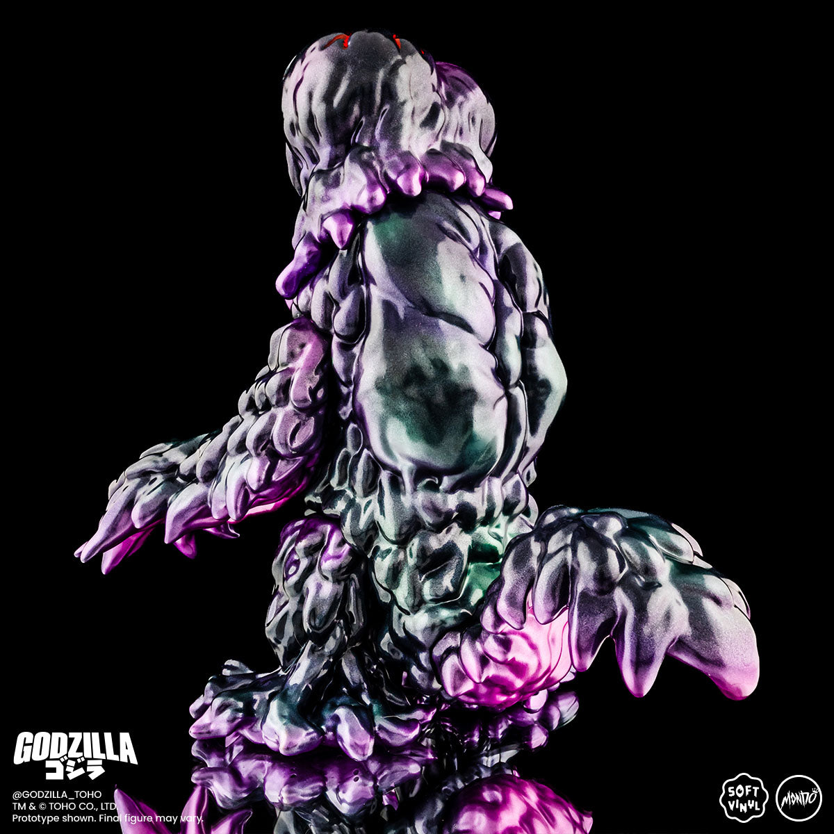 Godzilla vs Hedorah Soft Vinyl Figure Set - Limited Edition Oil Slick Variant - Japanese Kaiju Collectible for Display & Home Decor