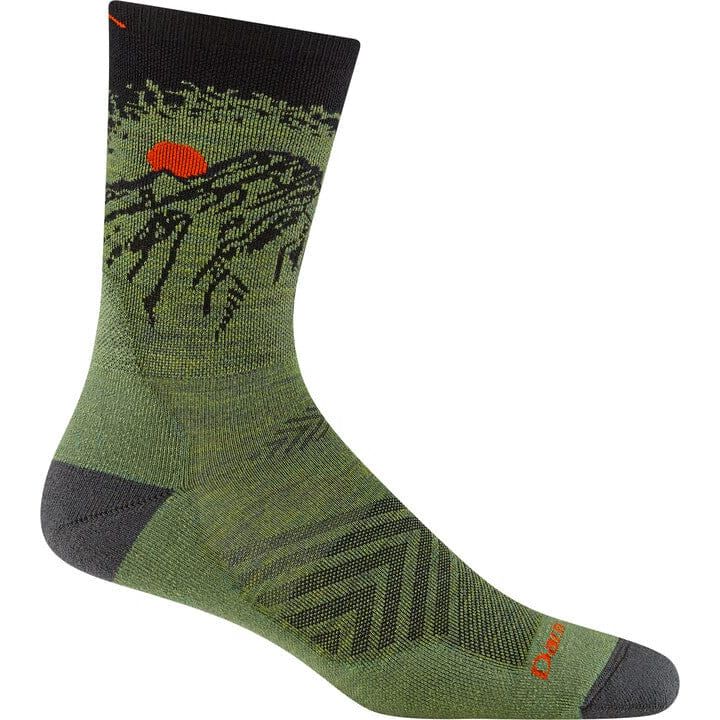 Darn Tough Vermont Micro Crew Ultra Lightweight Running Socks for Men - Moisture Wicking & Cushioned Performance Socks for Marathon, Hiking & Outdoor Activities