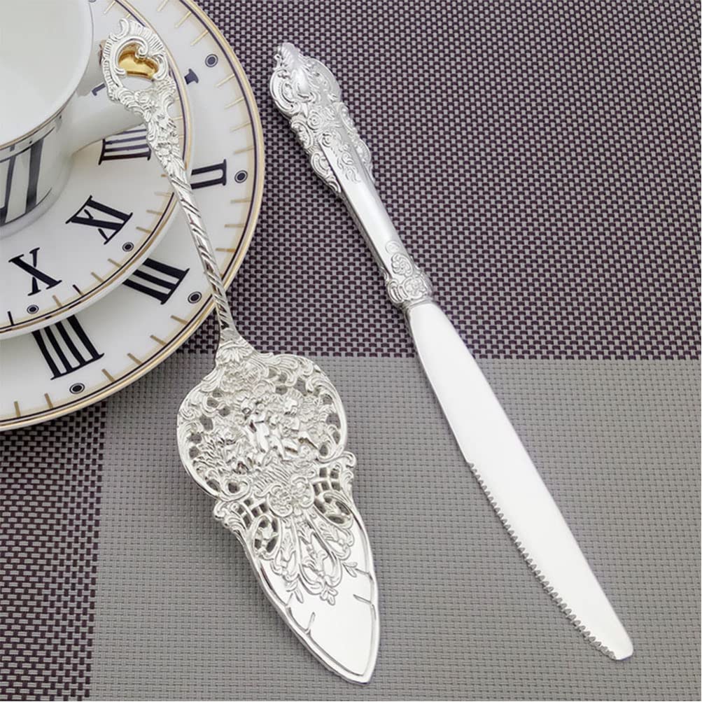 Premium Zinc Alloy Cake Cutter Set - Professional Baking Tools for Wedding Cakes, European Pastries & Pizza Serving - Durable Cake Dividers & Servers for Bakers, Catering & Home Baking Essentials