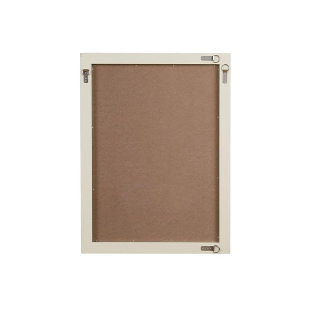 Elegant Chevron MDF Glass Mirror 36x27 - Modern Home Decor