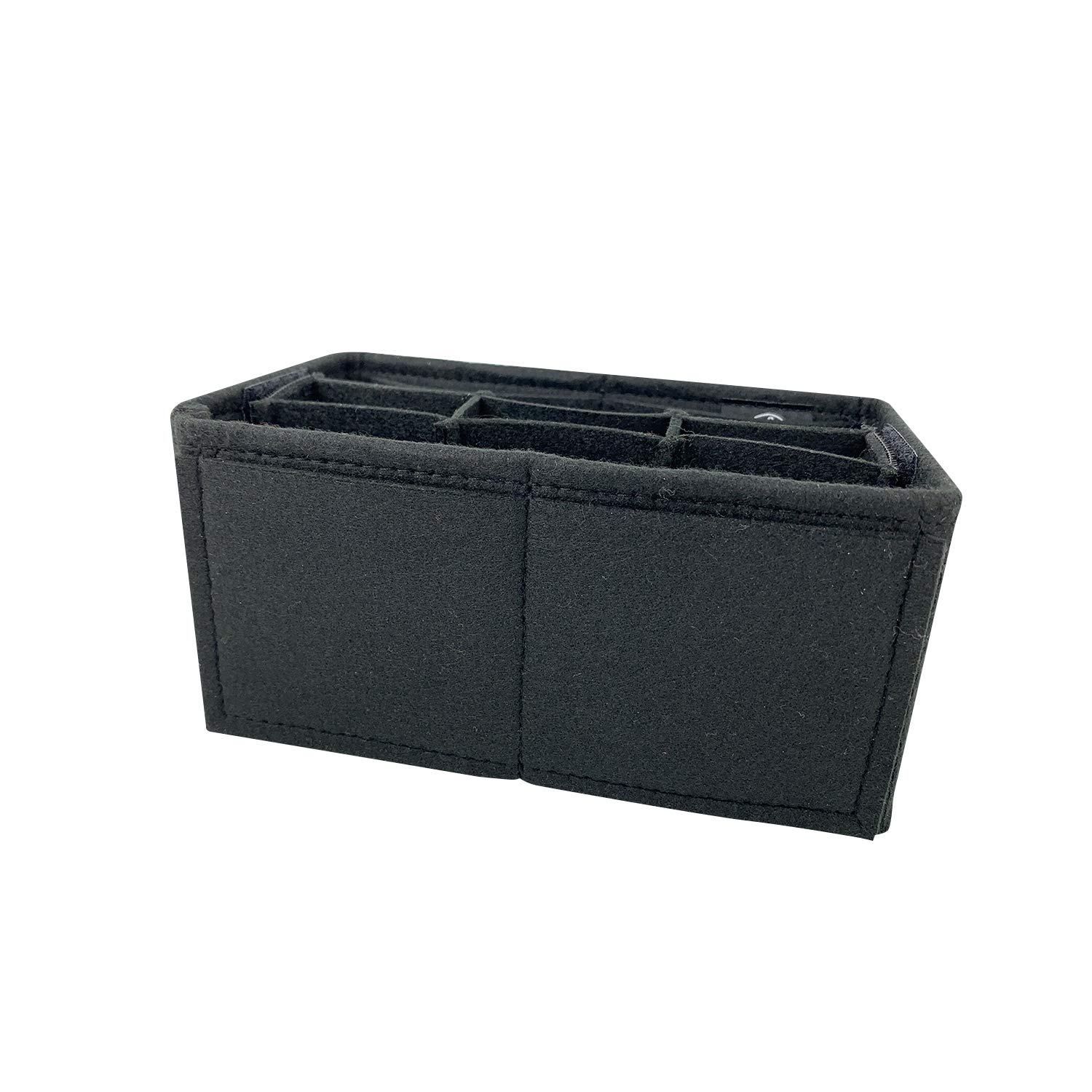 Premium Felt Bag Organizer for Louis Vuitton Vanity PM - Detachable Middle Divider | Handmade Insert Liner & Shaper | Perfect for Travel, Work & Daily Organization (Inner Bag Organizer)