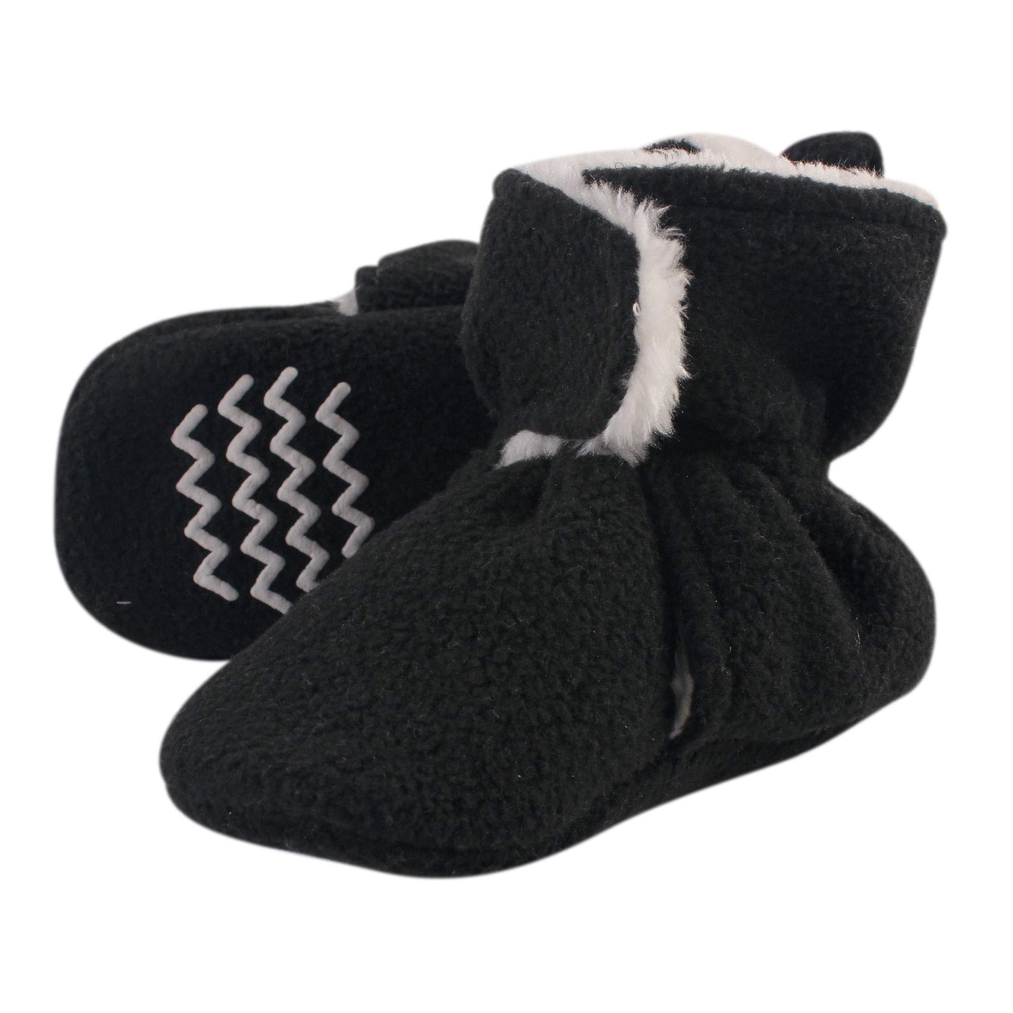 Hudson Baby Fleece Sherpa Booties for Cozy Warmth - Unisex Infant Shoes for Winter