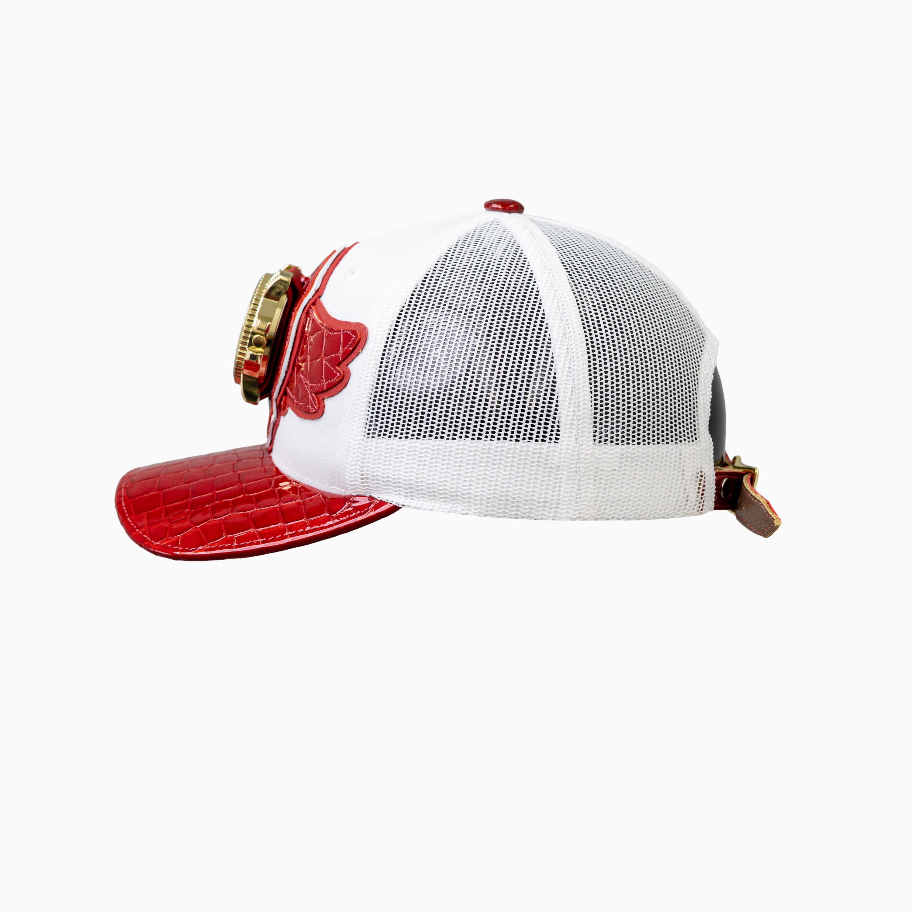 Breyer's Buck 50 Wool Trucker Hat with Leather Visor - Classic Wool Baseball Cap for Men & Women - Perfect for Outdoor Adventures, Hiking, and Casual Wear