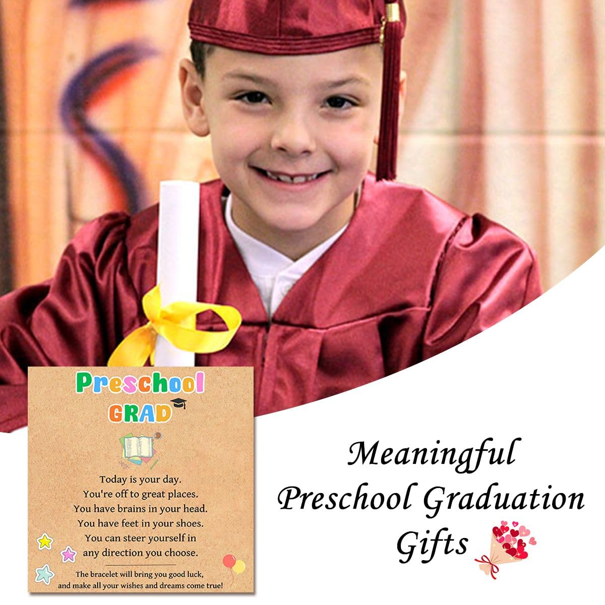 Leyung Bracelet for Kids - Birthday, Christmas, Valentine's Day, Easter, First Day of School & Graduation Gifts for Boys and Girls - Perfect for Preschool, Kindergarten & Special Occasions