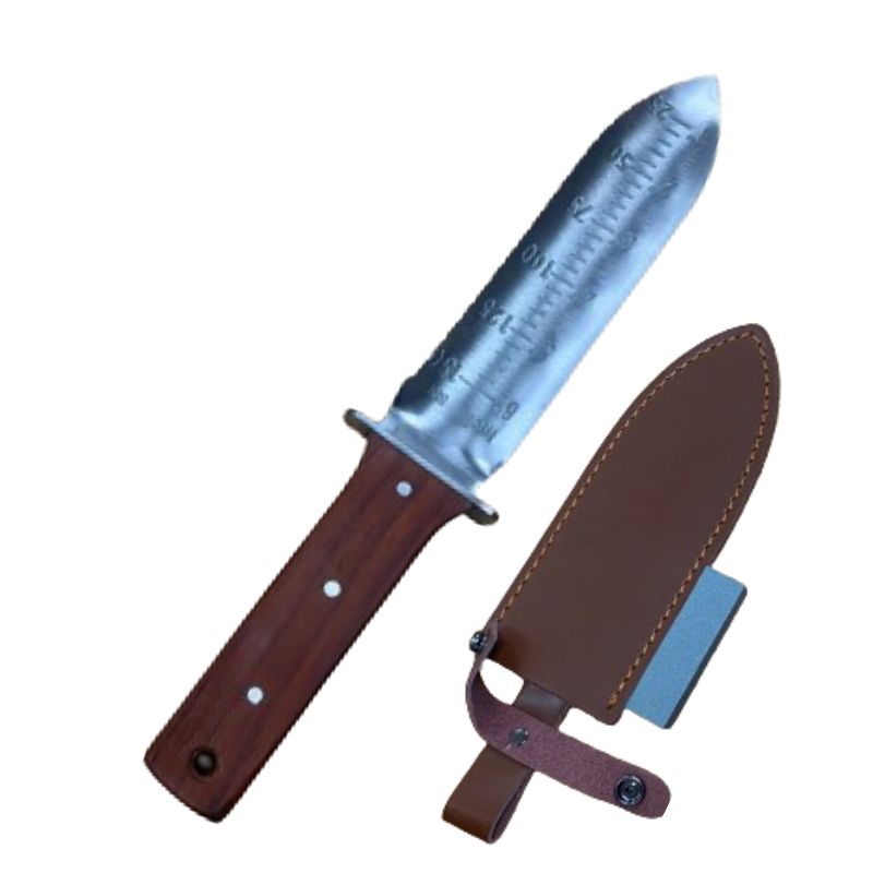 Premium Hori Hori Garden Knife - Stainless Steel Multi-Purpose Digging Tool for Weeding, Planting & Harvesting | Perfect for Gardening, Landscaping & Outdoor Adventures