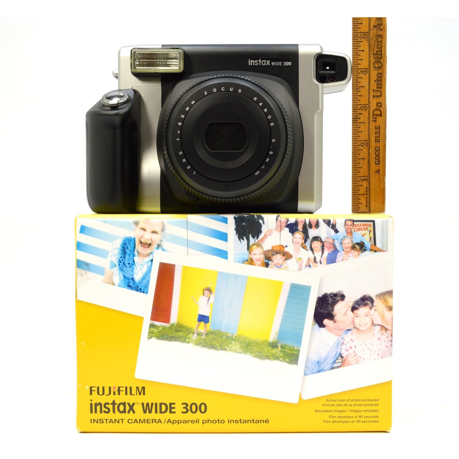 FUJIFILM INSTAX WIDE 300 Instant Film Camera - Brand New in Box (No Film Included) - Perfect for Weddings, Parties & Instant Photography Enthusiasts