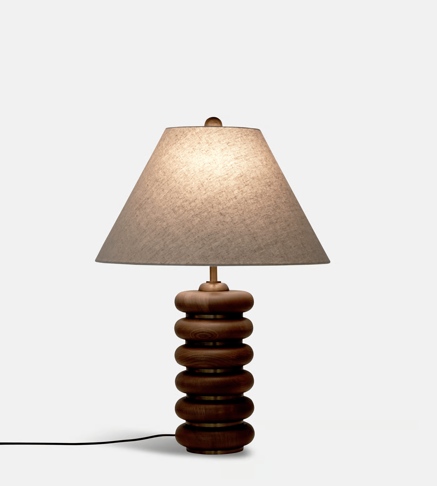 Modern Greyson Table Lamp - Adjustable LED Desk Light with USB Port for Bedroom, Living Room & Office - Perfect for Reading, Working & Nightstand Use