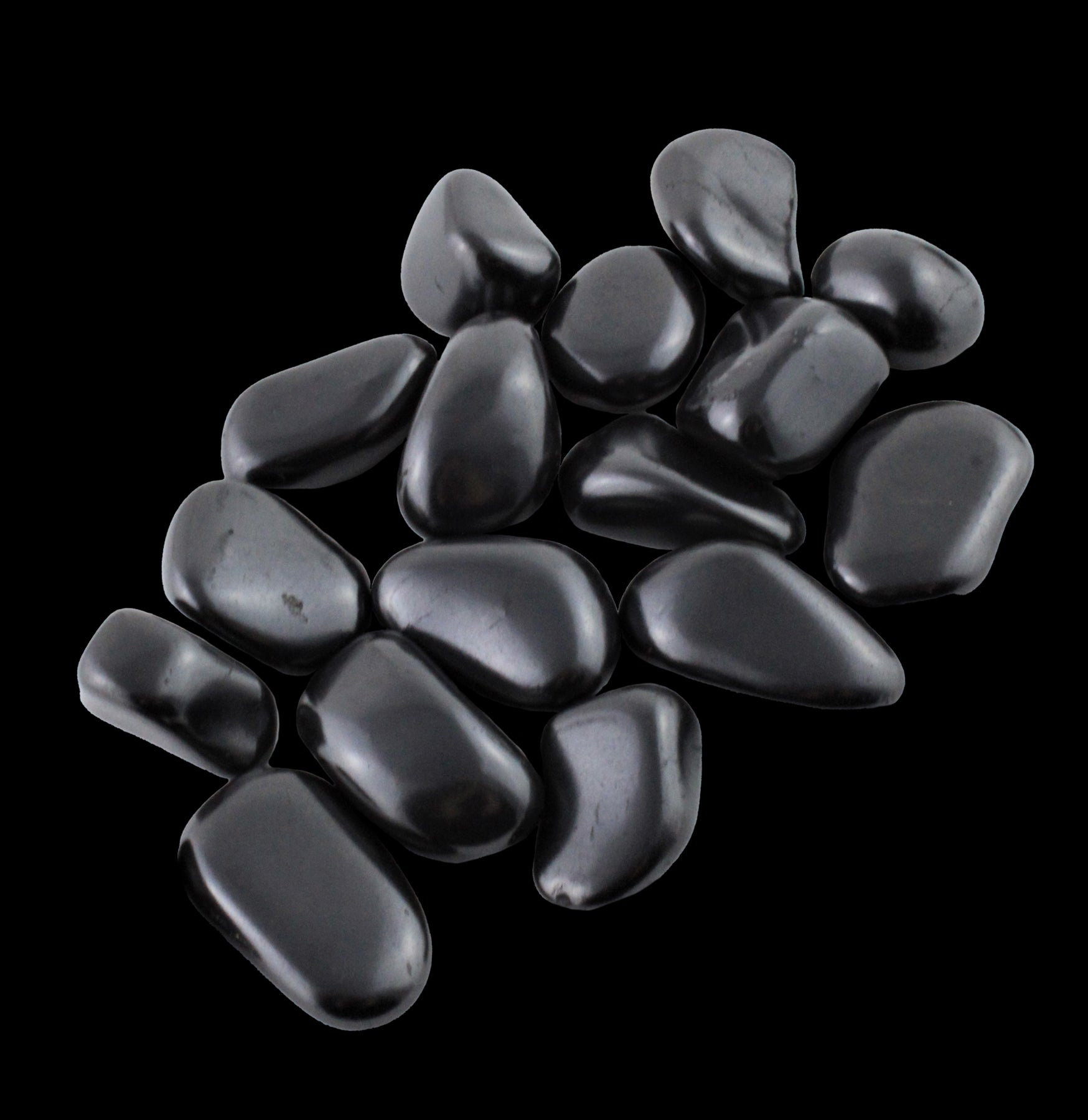 Natural Tumbled Shungite Stones for EMF Protection, Healing & Purification - Perfect for Home, Office & Meditation Spaces