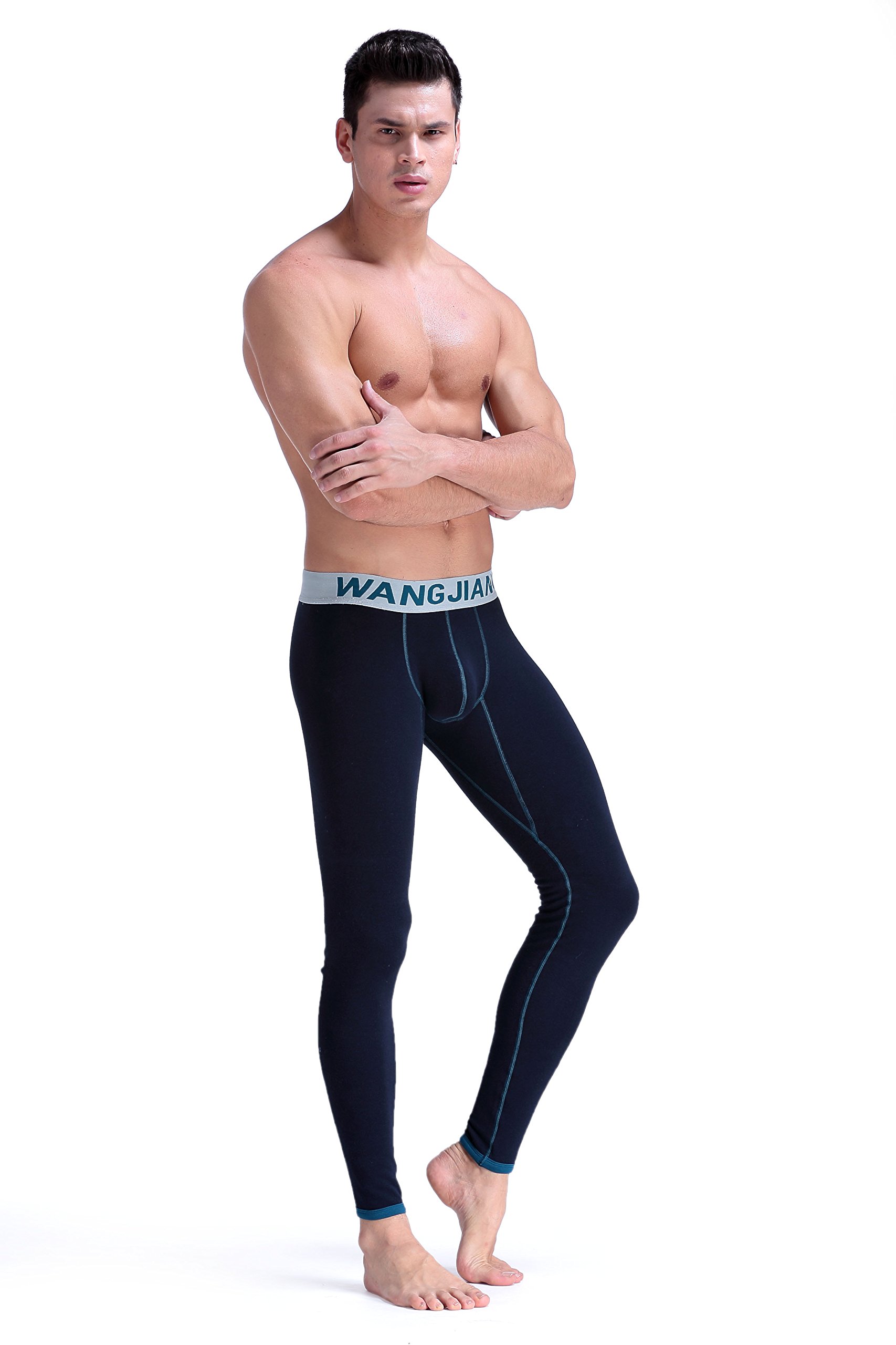 Azuki Men's Thermal Underwear Bottoms - Winter Base Layer Pants, Fleece-Lined Long Johns for Cold Weather - Ideal for Skiing, Hiking & Outdoor Activities
