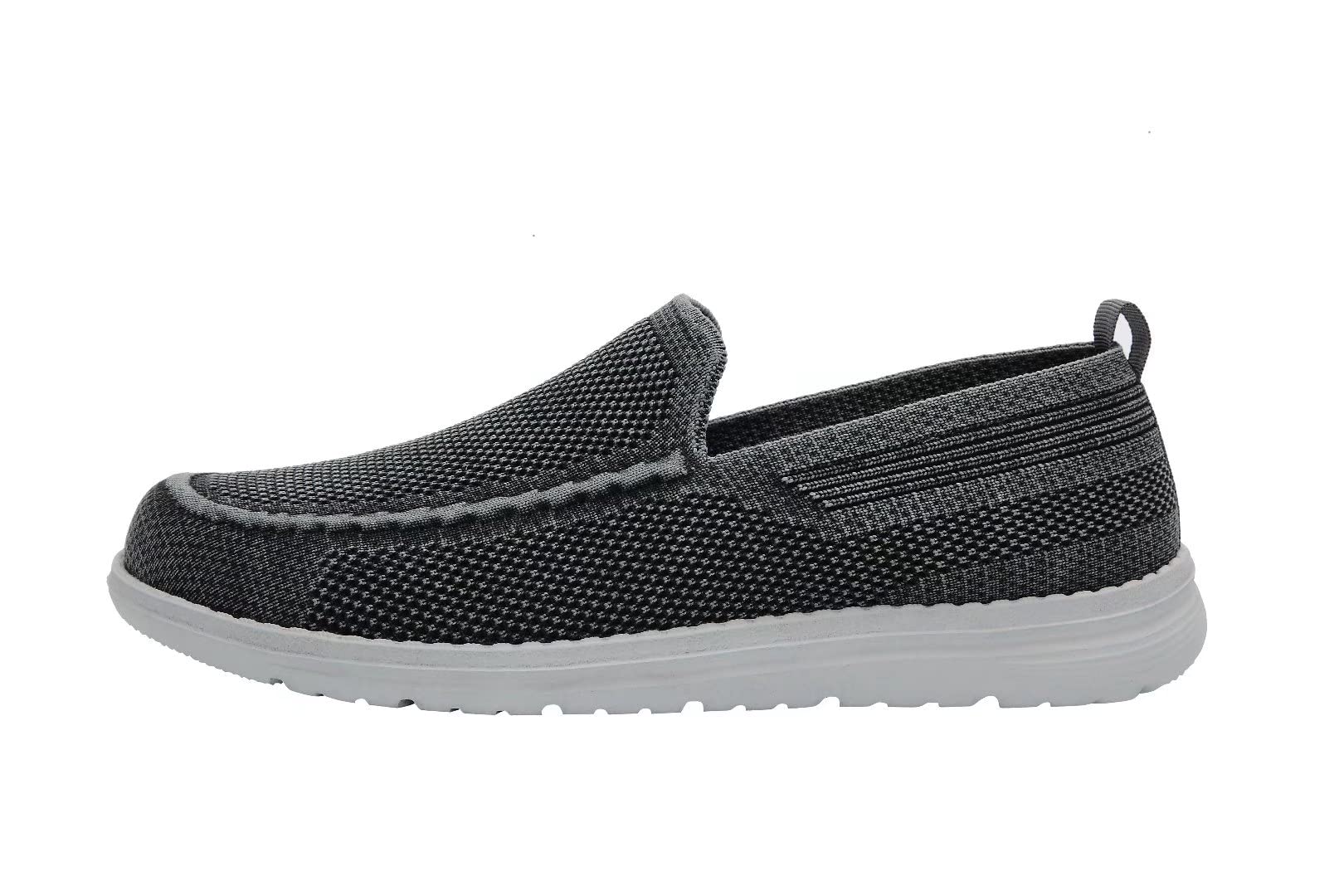 **TAZERO Men's Wide Slip-On Loafers - Comfortable Boat Shoes with Arch Support for Plantar Fasciitis | Casual Walking & Work Shoes for Wide Feet**    (Note: This optimized title includes keywords like 