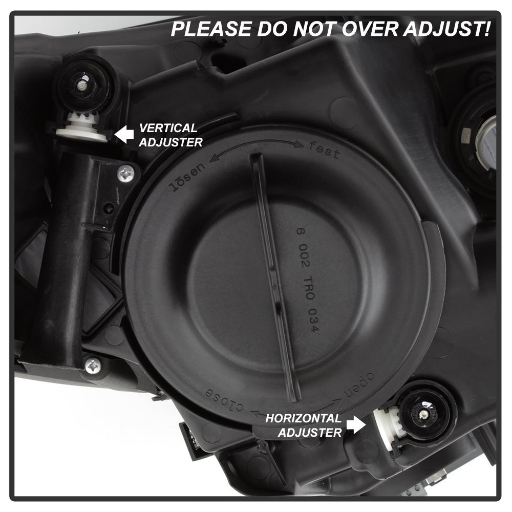 HID AFS Headlights for Cadillac XTS 2013-2015 - OEM Style Replacement Headlights with Chrome Housing & Clear Lens - Perfect for Night Driving & Enhanced Visibility