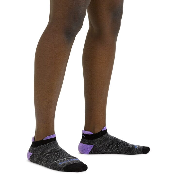 DARN TOUGH Women's Ultra Lightweight No Show Tab Running Socks - Moisture Wicking & Cushioned for Marathon, Jogging & Workouts