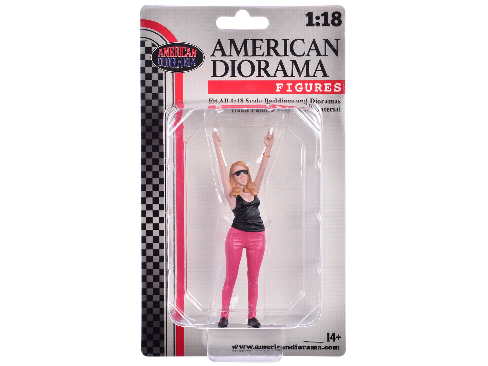 American Diorama 1/18 Scale Figure18 Series 2 Figure 3 - Highly Detailed Model Car Accessories for Collectors & Diorama Enthusiasts - Perfect for Display Cases, Custom Scenes & Scale Model Photography