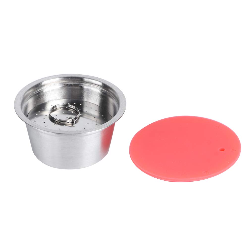 Premium Yangsense Coffee Capsule Cup - Compatible with Most Coffee Machines, Reusable Coffee Pod Capsules for Home & Office Use (Red) - Perfect for Espresso, Latte & Daily Brewing
