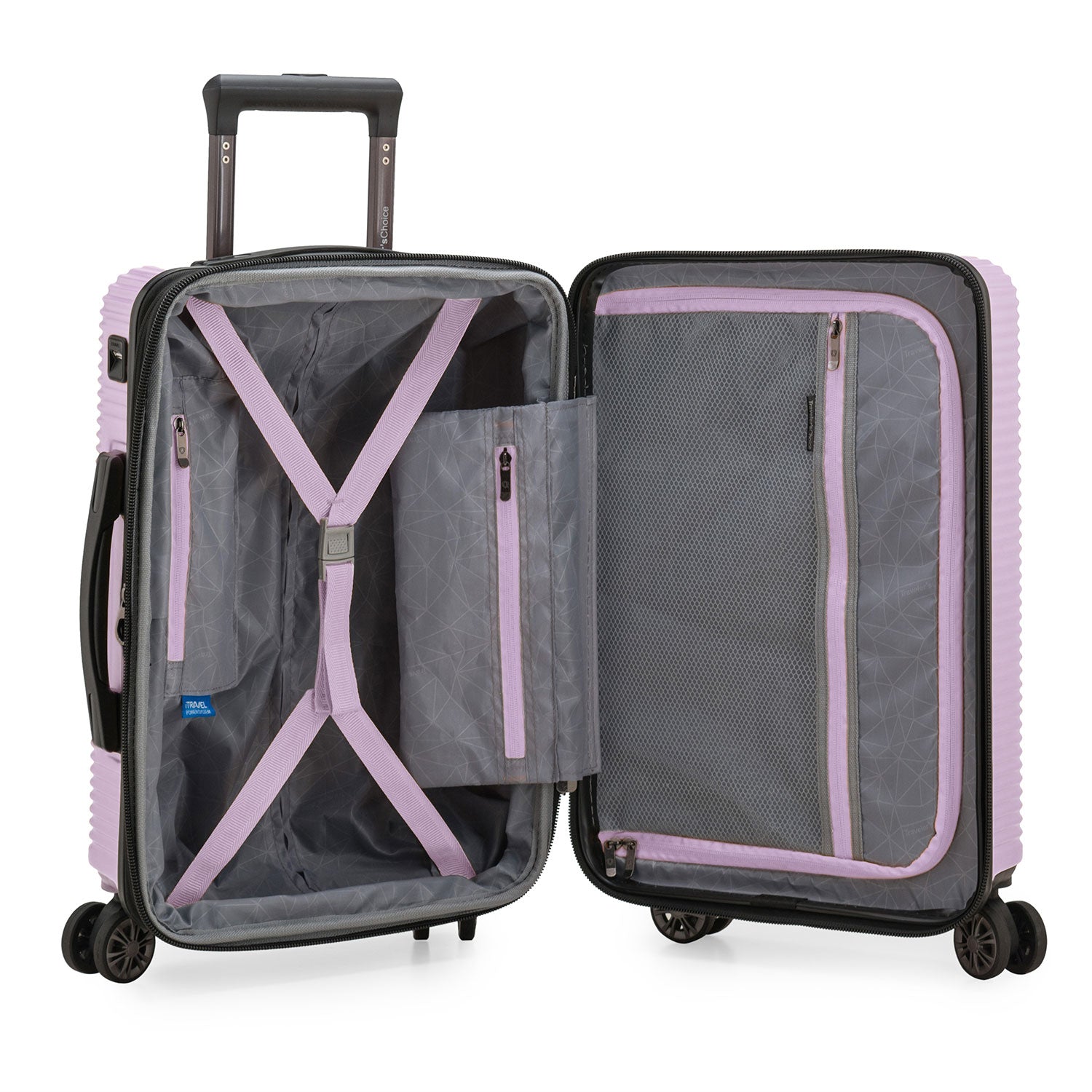 Ember 3-Piece Lightweight Luggage Set with Spinner Wheels - Perfect for International Travel & Business Trips