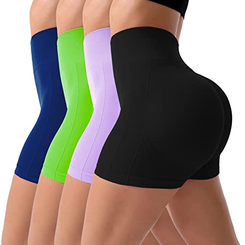 3-black-fluorescent Green-lilac-navy