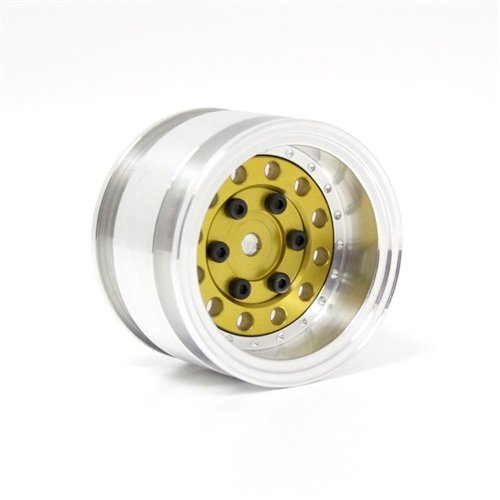 Gear Head RC 1.55 ENK Aluminum Wheels (4 Pack) - Premium Off-Road RC Car Accessories for Crawlers, Trail Trucks & Scale Models
