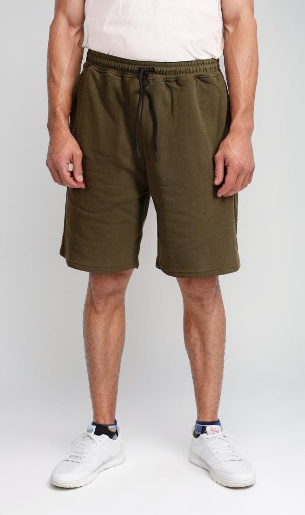 Premium Summer Melton Shorts for Men - Olive Green | Comfortable & Stylish Casual Wear for Outdoor Activities, Travel & Relaxation