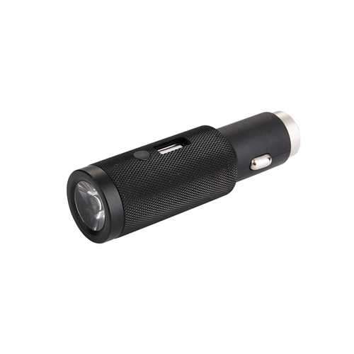 Bakeey LED Flashlight with Window Breaker & Fast Car Charger - Emergency Tool for Mobile Phone, Tablet, Camera, MP4 - Perfect for Road Trips, Camping & Power Outages