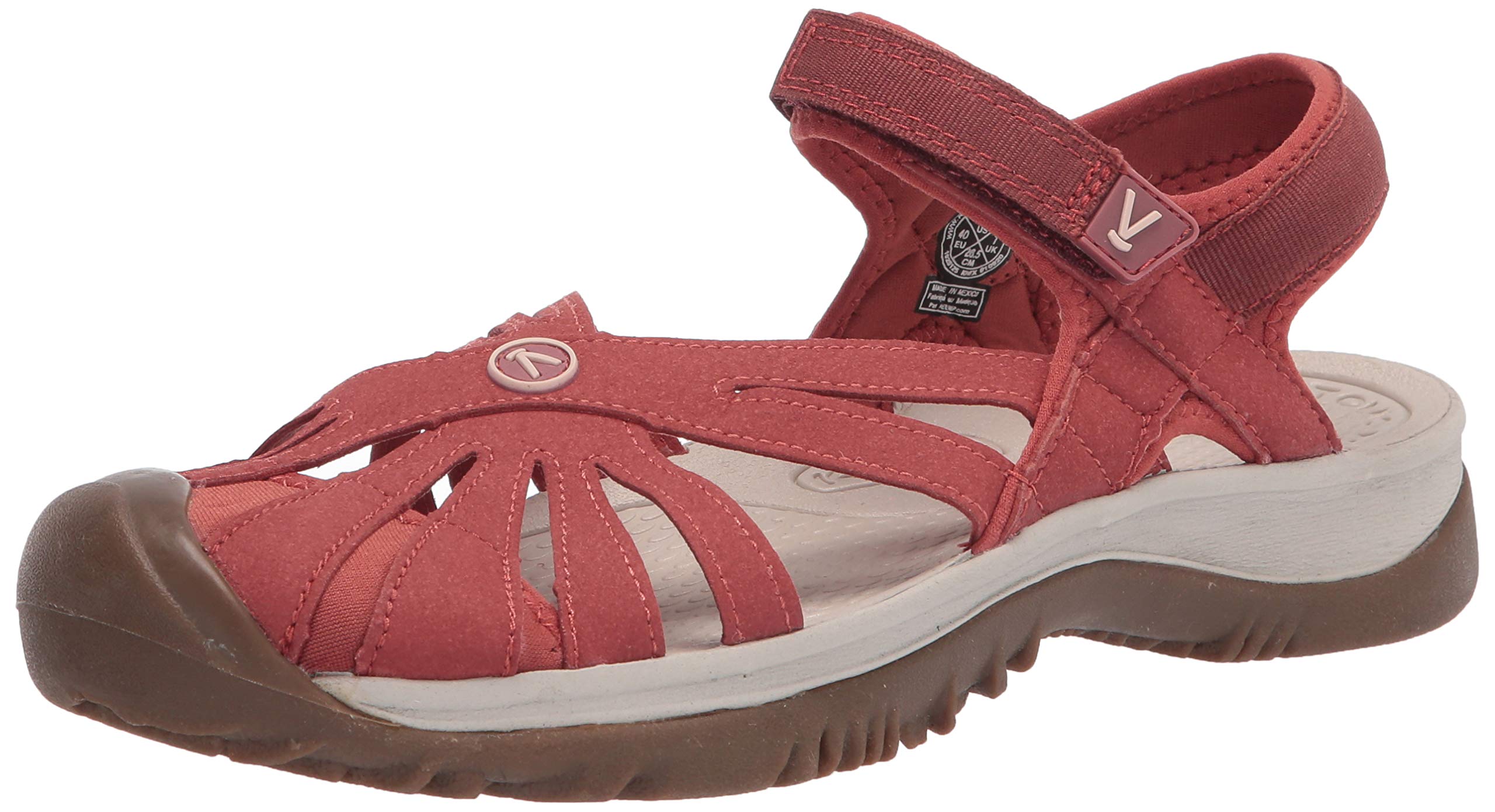 KEEN Women's Rose Casual Closed Toe Sandals - Comfortable Walking Shoes for Outdoor, Travel & Summer Beach - Lightweight & Supportive Footwear for Hiking, Vacation & Daily Wear