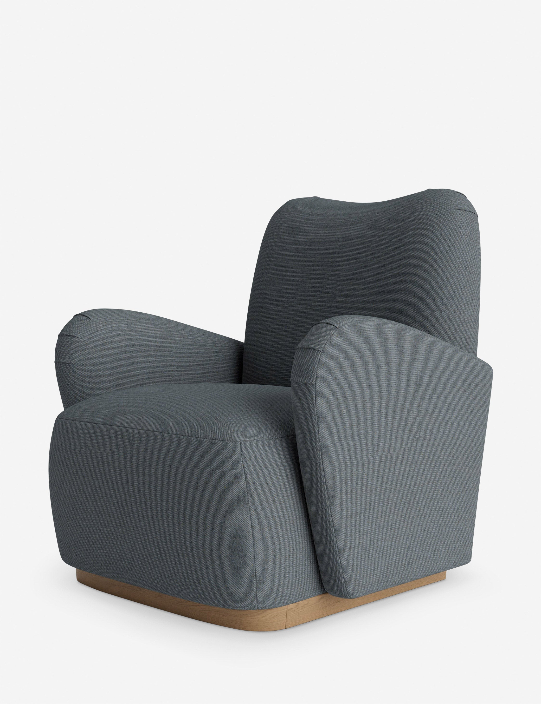 Modern Bei Accent Chair by DISC Interiors - Mid-Century Inspired Lounge Chair for Living Room, Bedroom & Office Decor