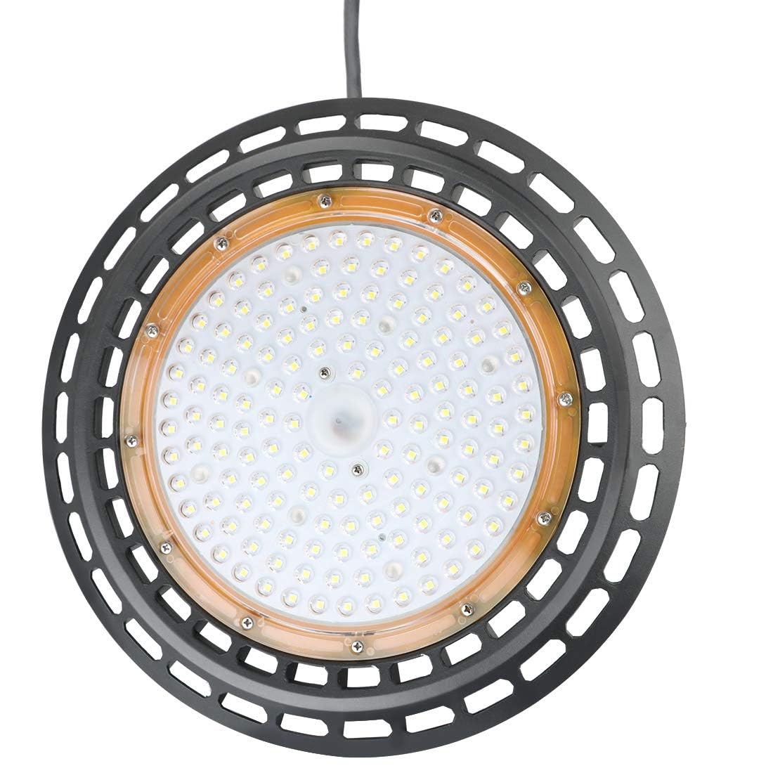 14.6 Inch 150W LED High Bay Light - 6500K Daylight White, Industrial & Warehouse Lighting for Shops, Garages, Factories - Energy Efficient Shop Lights for Commercial & Industrial Use