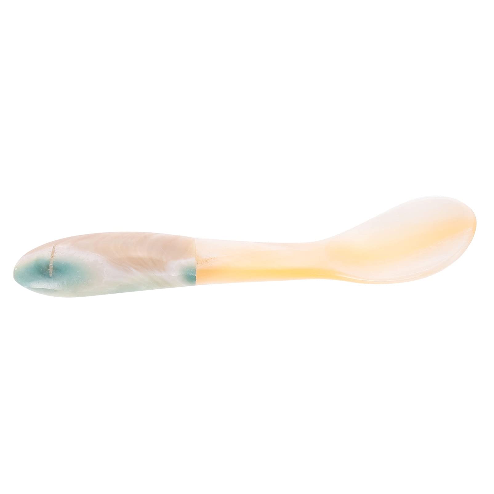 1pc Frosted Lipstick & Makeup Spatula Set - River Clamshell Mask Spoon, Face Clay Beauty Scoop, Cosmetic Applicator for Skincare & Makeup - Perfect for Facial Mud Masks, Cream Application & Lipstick Storage