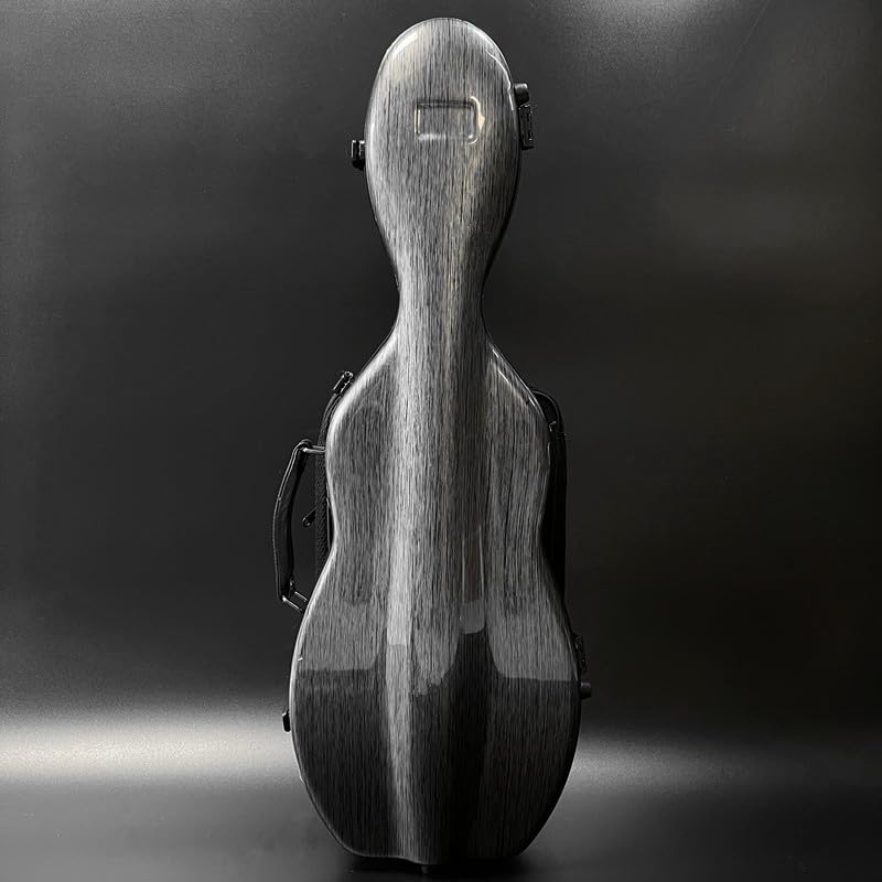 Premium Carbon Fiber Violin Case - Full Size 4/4 & 3/4 Violin Backpack with Shoulder Straps | Durable, Pressure-Resistant & Airline Approved | Includes Music Score Pocket | Perfect for Travel, School & Professional Musicians (Dark Gray)