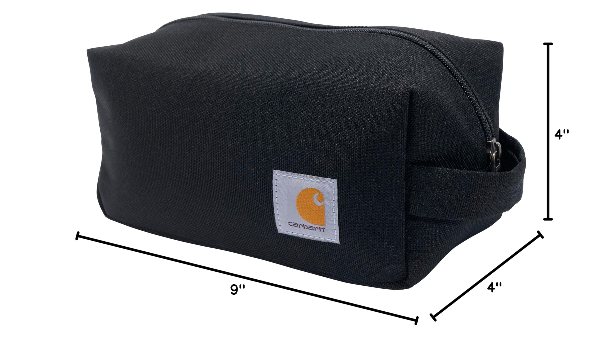 Carhartt Durable Water-Resistant Toiletry Bag | PFAS-Free Travel Organizer for Men & Women | Perfect for Camping, Gym & Airplane Carry-On Essentials
