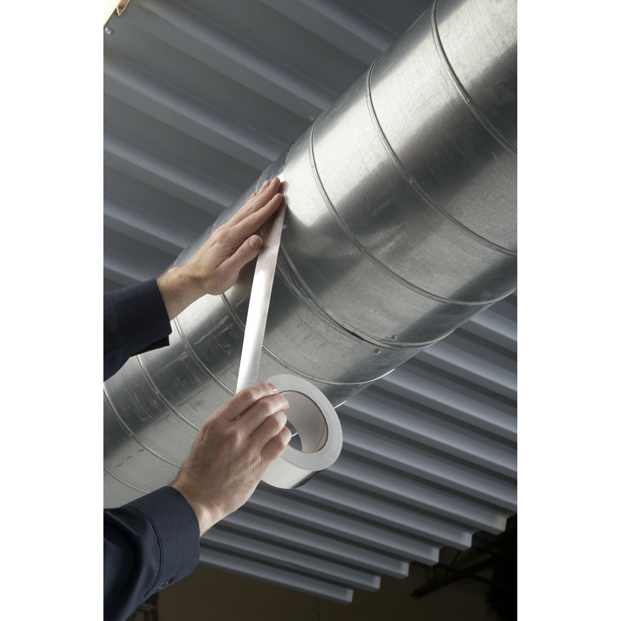3M Aluminum Foil Tape 3381 - Heavy Duty Silver HVAC Tape, 1.88 Inch x 50 Yard Roll (2.8 Mil Thick) - Heat Resistant, Moisture Proof for Ductwork, Pipes, Roofing & DIY Repairs