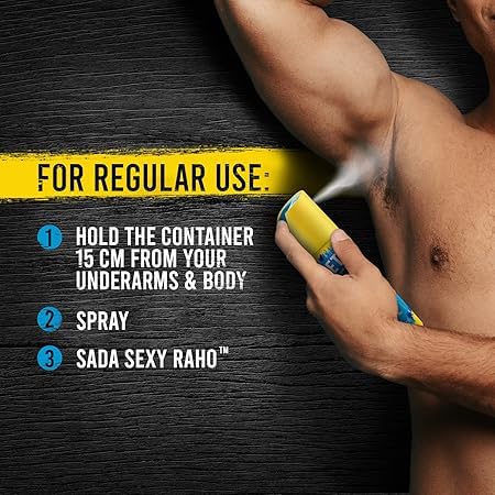 Men's Cool & Fresh Deodorant Body Spray - 150ml (3 Pack) | Long-Lasting Fragrance for Daily Use, Gym & Outdoor Activities