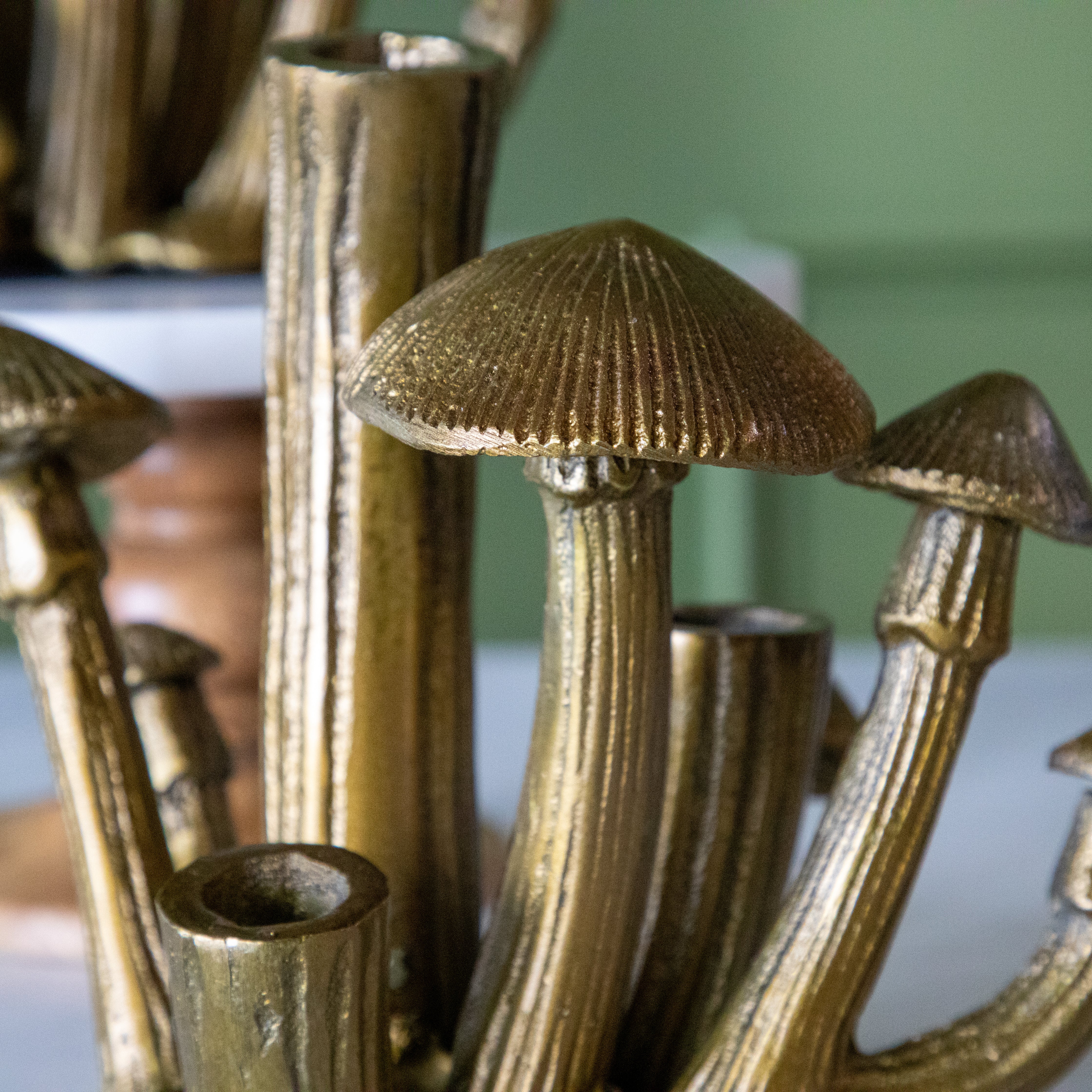 Clustered Mushroom Bud Vase - Elegant Floral Centerpiece for Home Decor, Wedding & Party Arrangements