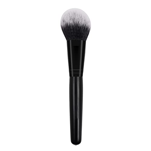 Professional Large Makeup Brush Set - Loose Powder Brush, Blush Brush, Mask Brush - Portable Makeup Tools with Rose Gold Handle for Flawless Face & Contouring | Perfect for Daily Makeup, Travel & Professional Use