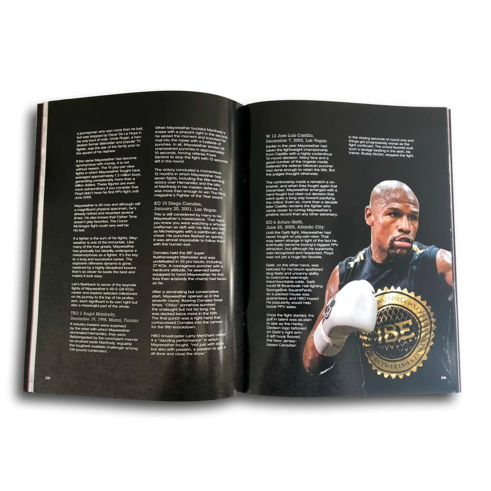 Floyd Mayweather Jr vs Conor McGregor Signed Official Fight Program with JSA COA - Authentic Boxing & MMA Collectible for Fans & Memorabilia Enthusiasts