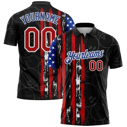 Bowling and America Flag-01