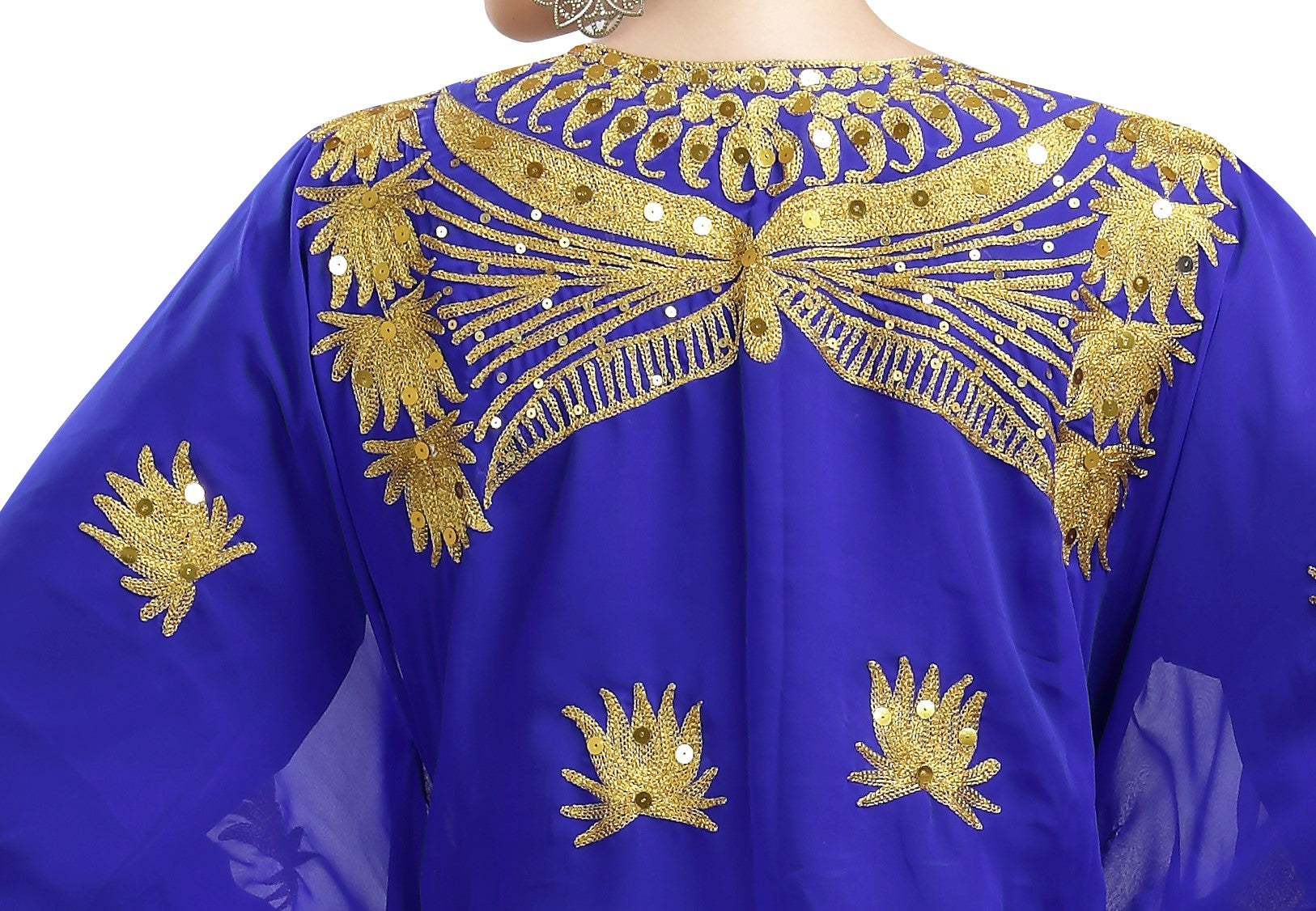 Elegant Henna Party Arabian Farasha Maxi Dress for Women - Perfect for Weddings, Festivals & Special Occasions
